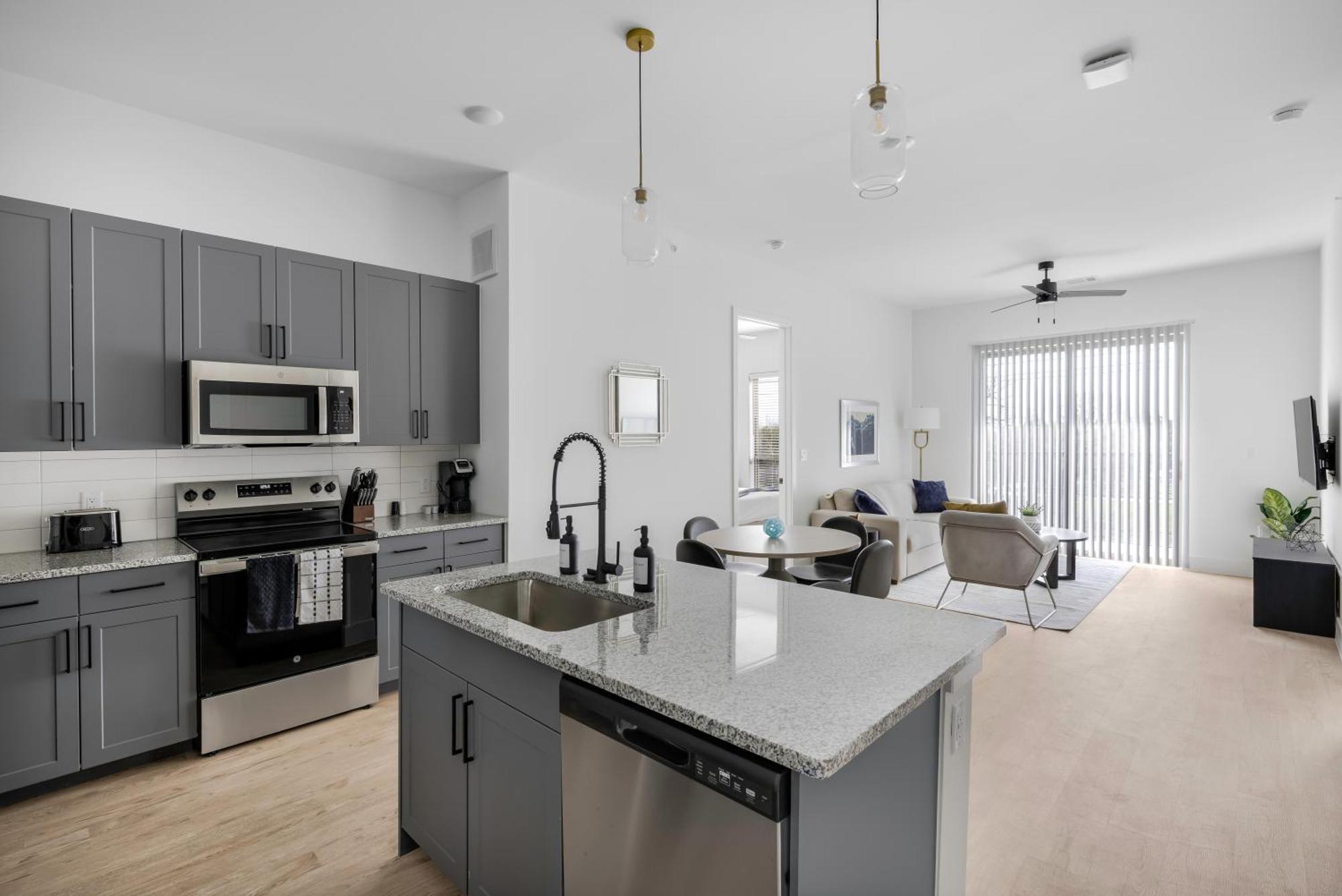Railyard Apartments By Barsala Denton Oda fotoğraf